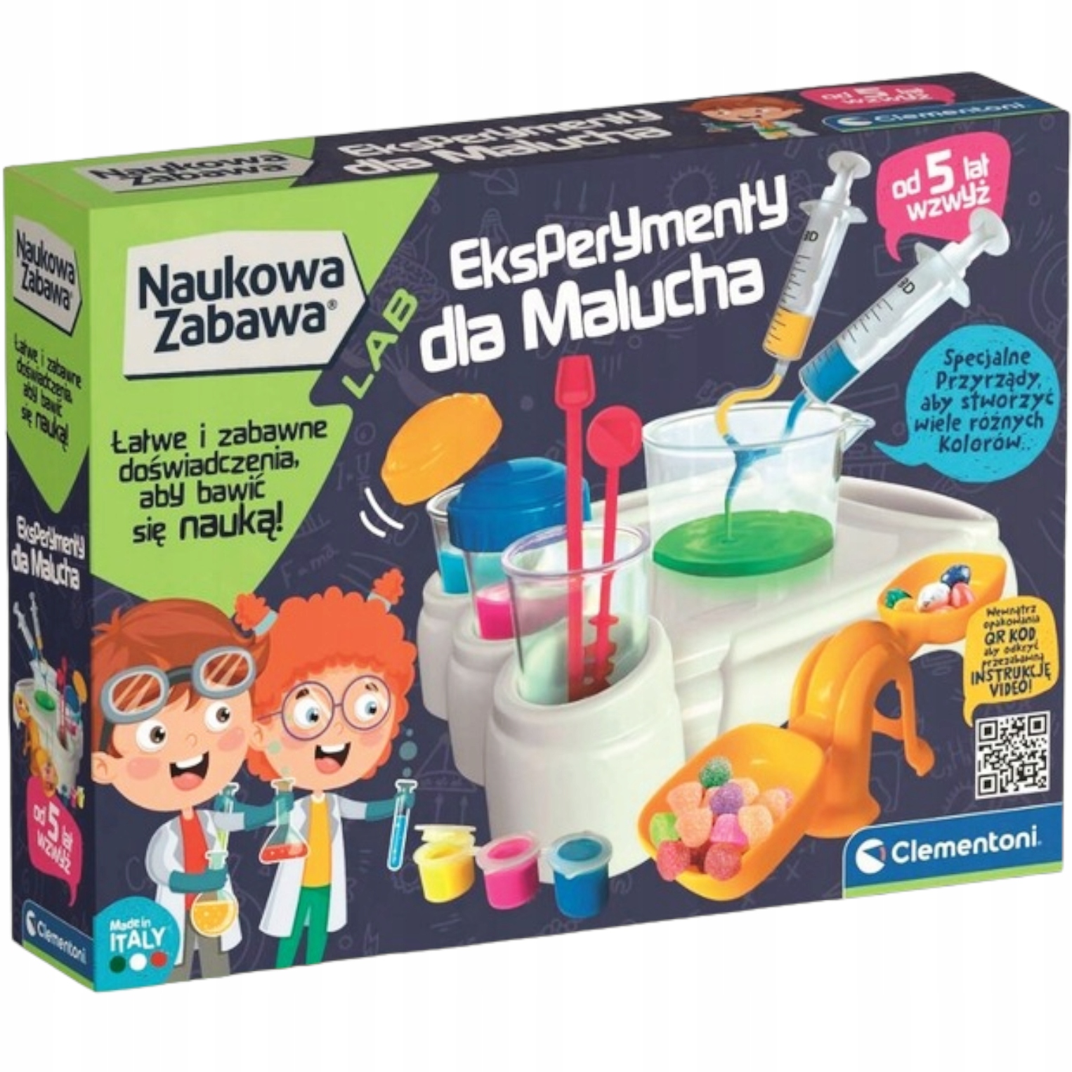 

Clementoni Naukowa zabawa. Eksperymenty Malucha