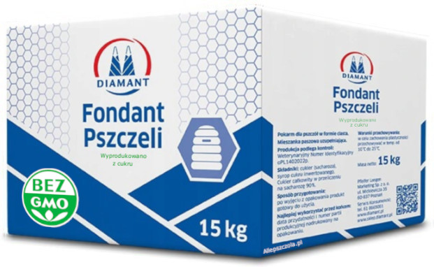 

Ciasto Dla pszczół Diamant 15kg Fondant