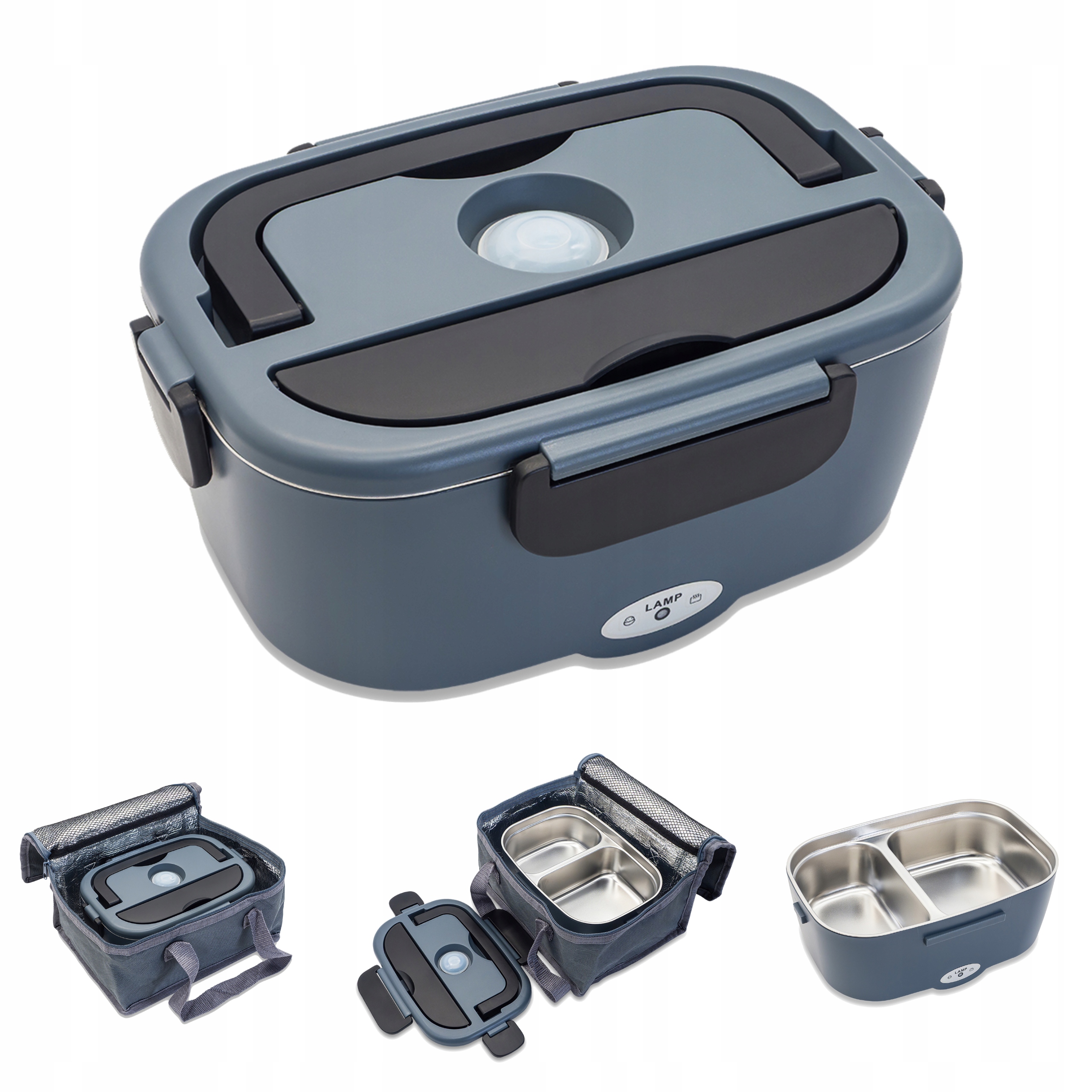 Obědový box Elektrický ohřívač oběda pro kancelář Auta Tira 1,5L 12/230/24V