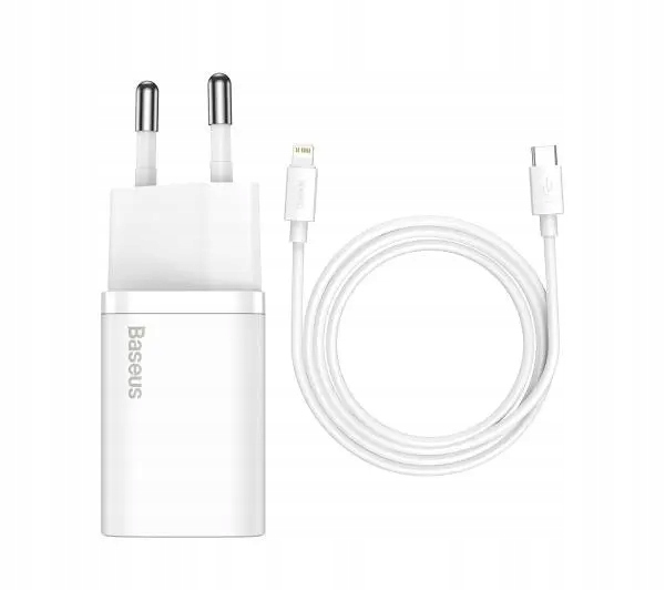 Nabíječka Baseus Si Qc 1C Usb-c 20W kabel Usb-c Lightning 1 m