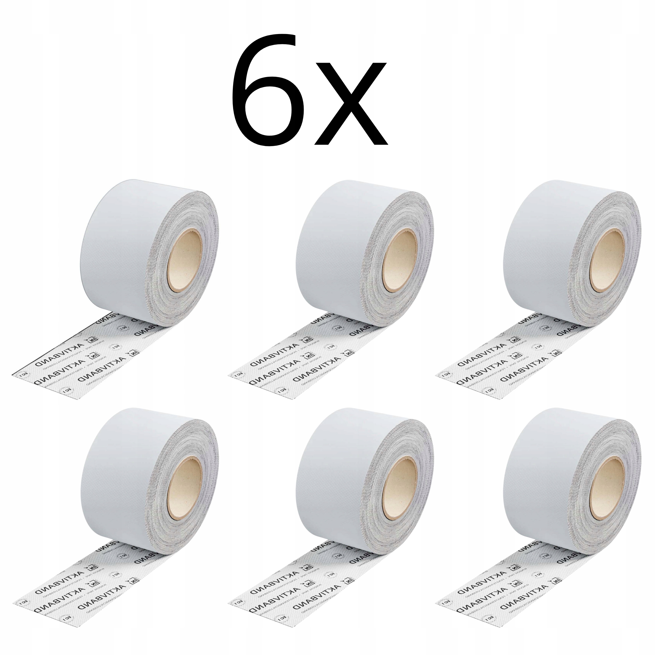 Taśma Wewnętrzna Ciepły Montaż Okien Pełny Klej Eurovent Aktivband 100mm