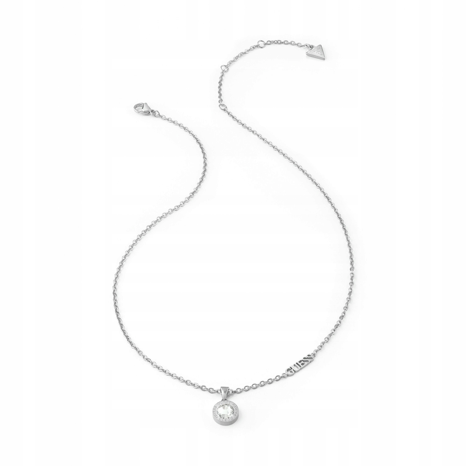 Náhrdelník Guess stříbrný