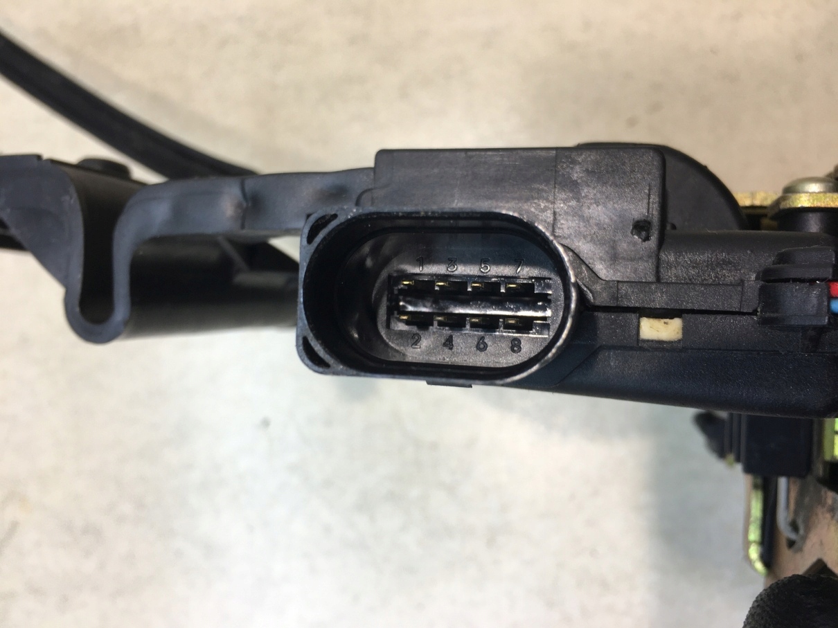 lock door right front PASSAT B5 8 PIN