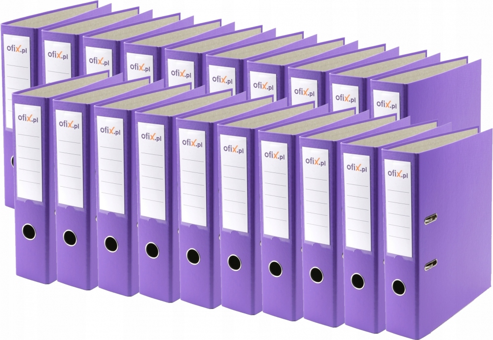 

Segregator A4 75mm z dźwignią Extra Fioletowy x20