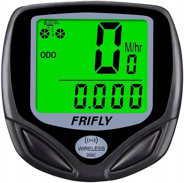 LICZNIK ROWEROWY BEZPRZEWODOWY WODOODPORNY LCD 1,4" (BRAK POLSKIEGO MENU)