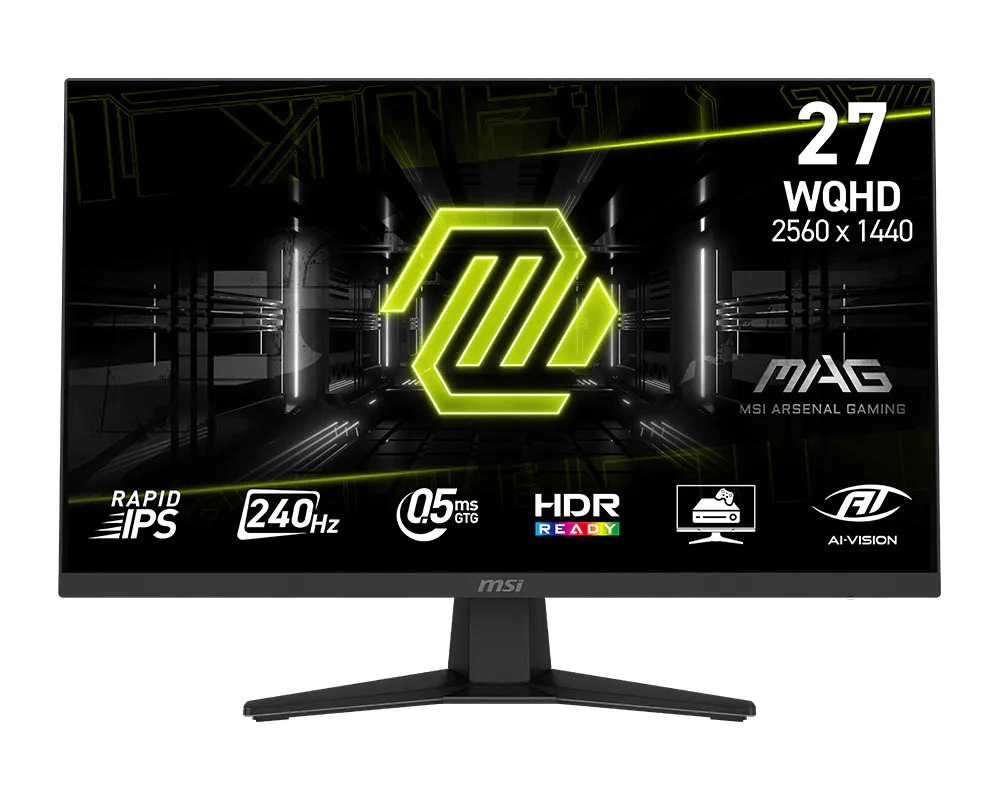 Monitor 27 palcov 2K 240Hz Msi Mag 274QF X24 Rapid Ips 0,5ms Herný 16:9