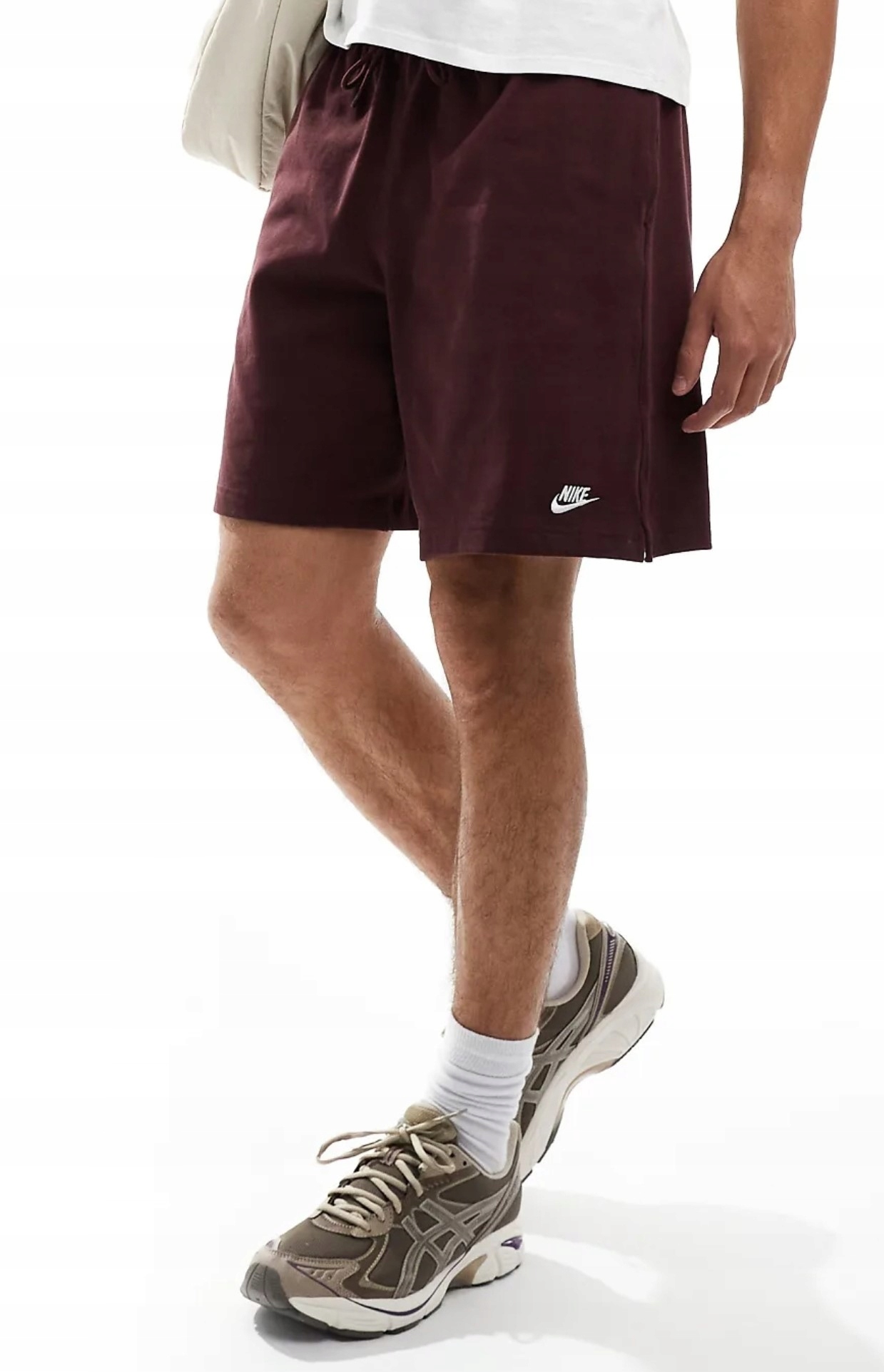 Kraťasy krátké Nike Club Knit „Burgundy Crush“ (FQ4359-652) Bavlna S