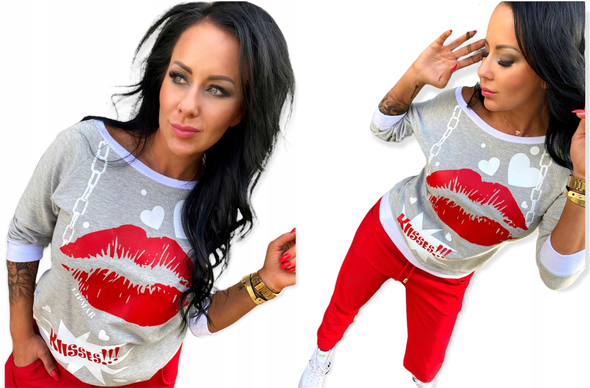 

LipMar Print usta red Lips kiss Kolory 40 L