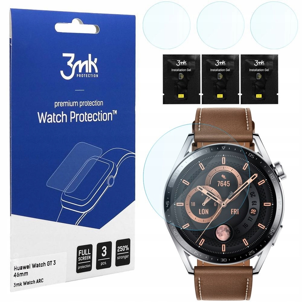 

3x Folia Hybrydowa do Huawei Watch GT3 46mm, 3mk