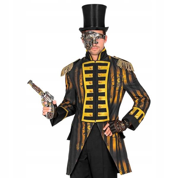 Frak Pánský Černý Steampunk M