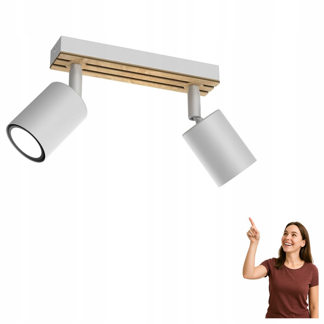 Dvojitá spotová reflektorová lampa Terra 9978 Luminex