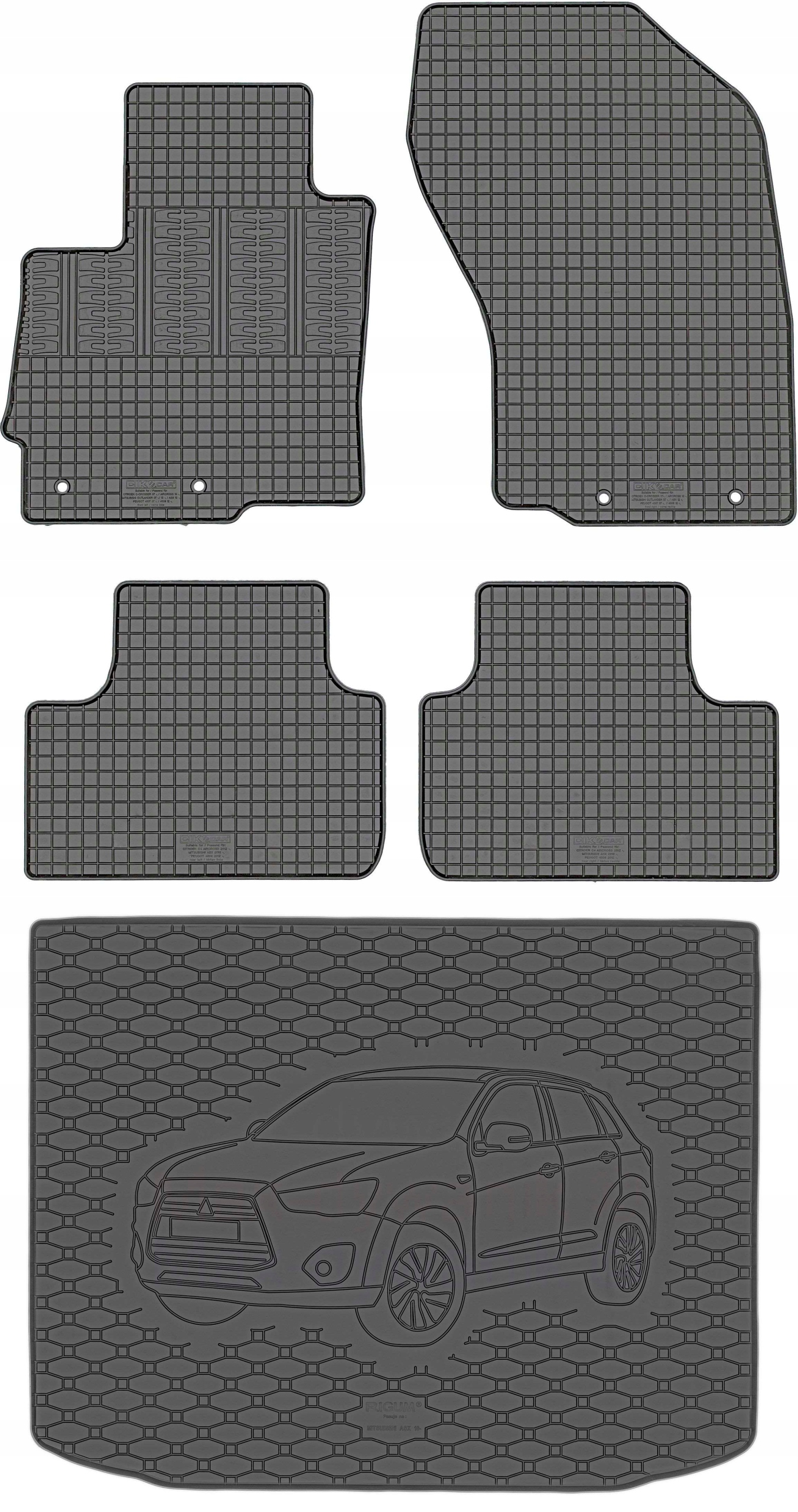 Mitsubishi ASX SUV 2010-2019 Rugs + напольный коврик