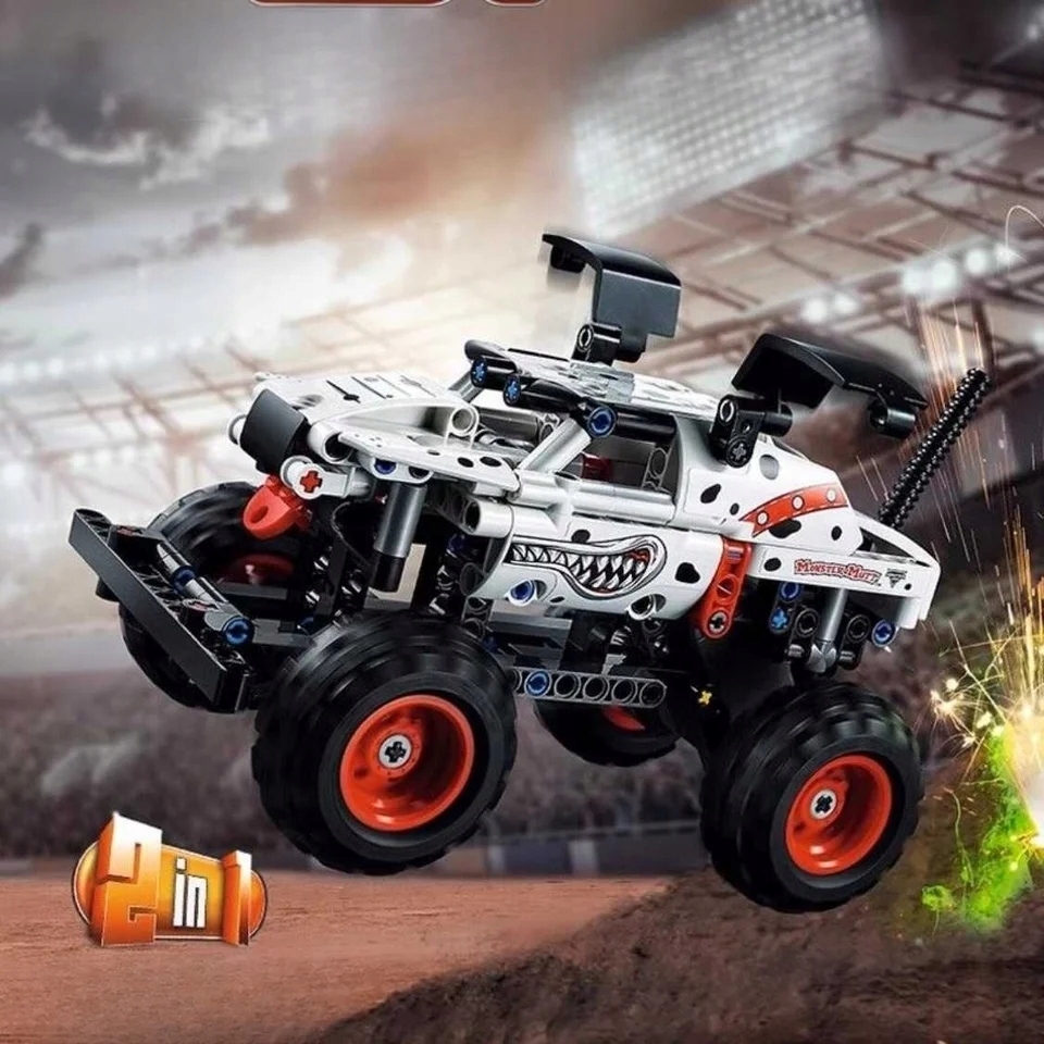 LEGO TECHNIC - MONSTER JAM MUTT DALMATIAN MONSTERTRUCK 2w1 PREZENT Liczba elementów 244 szt.