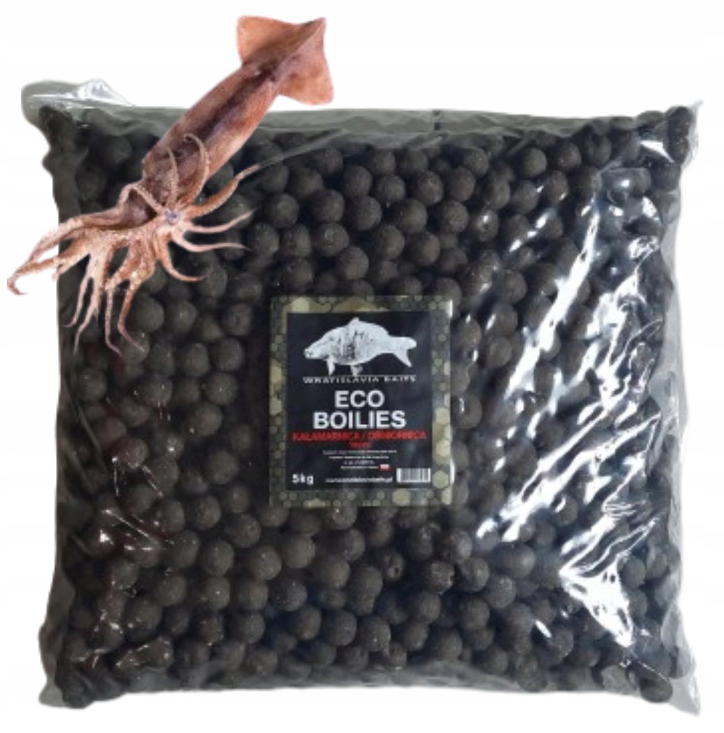 Kulki proteinowe Eco Kałamarnica Ośmiornica 18mm 5kg worek WratislaviaBaits