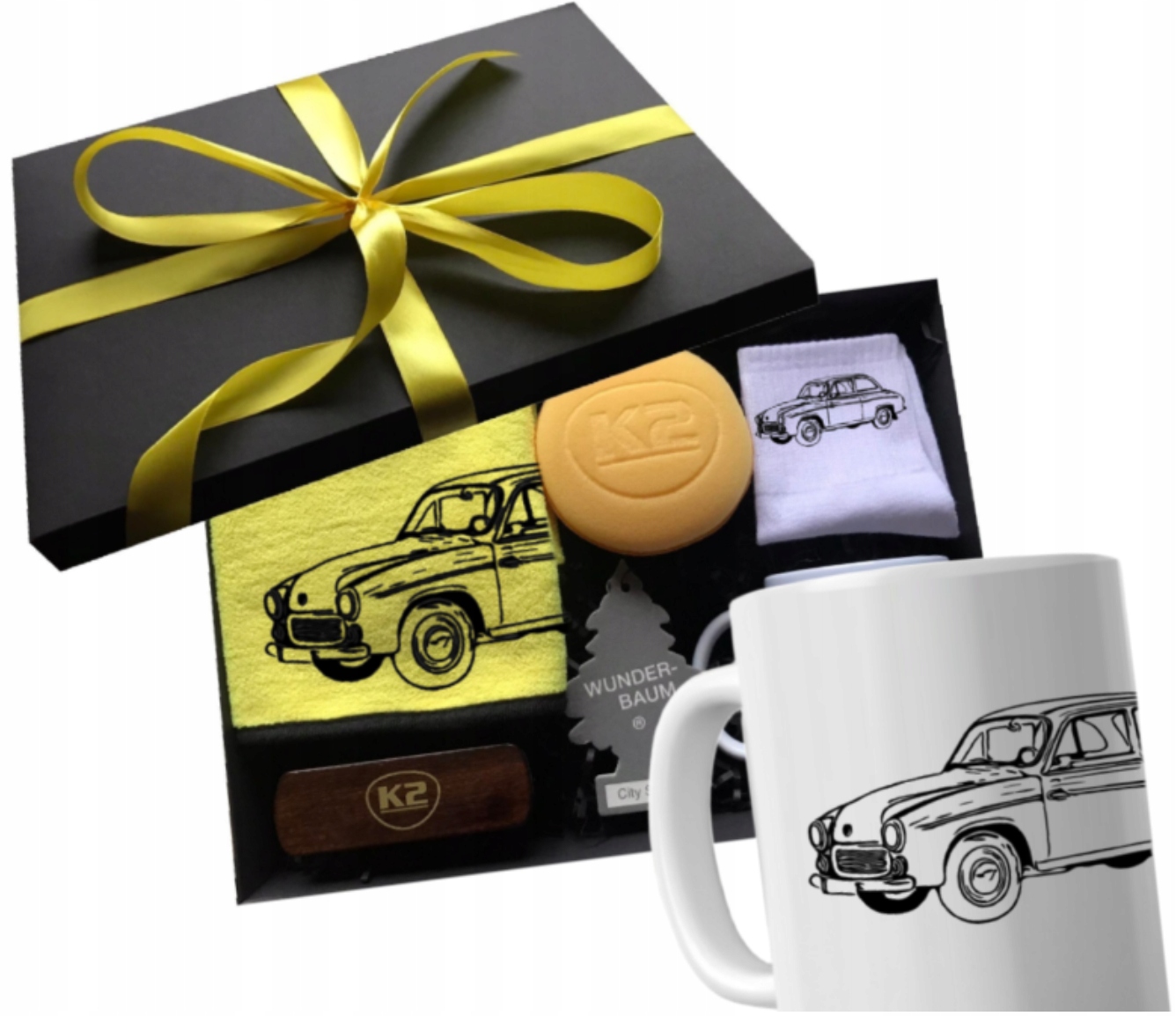 Sada dárek pro fanouška starých auta Mořská Panna Siréna hrnek krabička klasika
