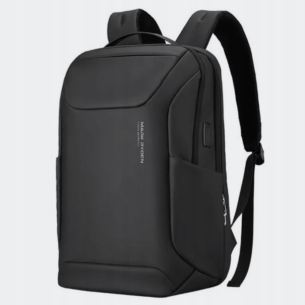 Štýlový, kožený, vodotesný batoh s mnohými priehradkami a Usb portom