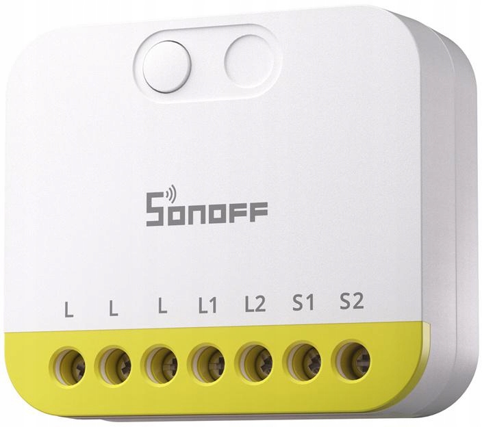 Sonoff MINI-ZB2GS-L Dvoukanálový Zigbee Přepínač Bez N 2x12A Duo-l