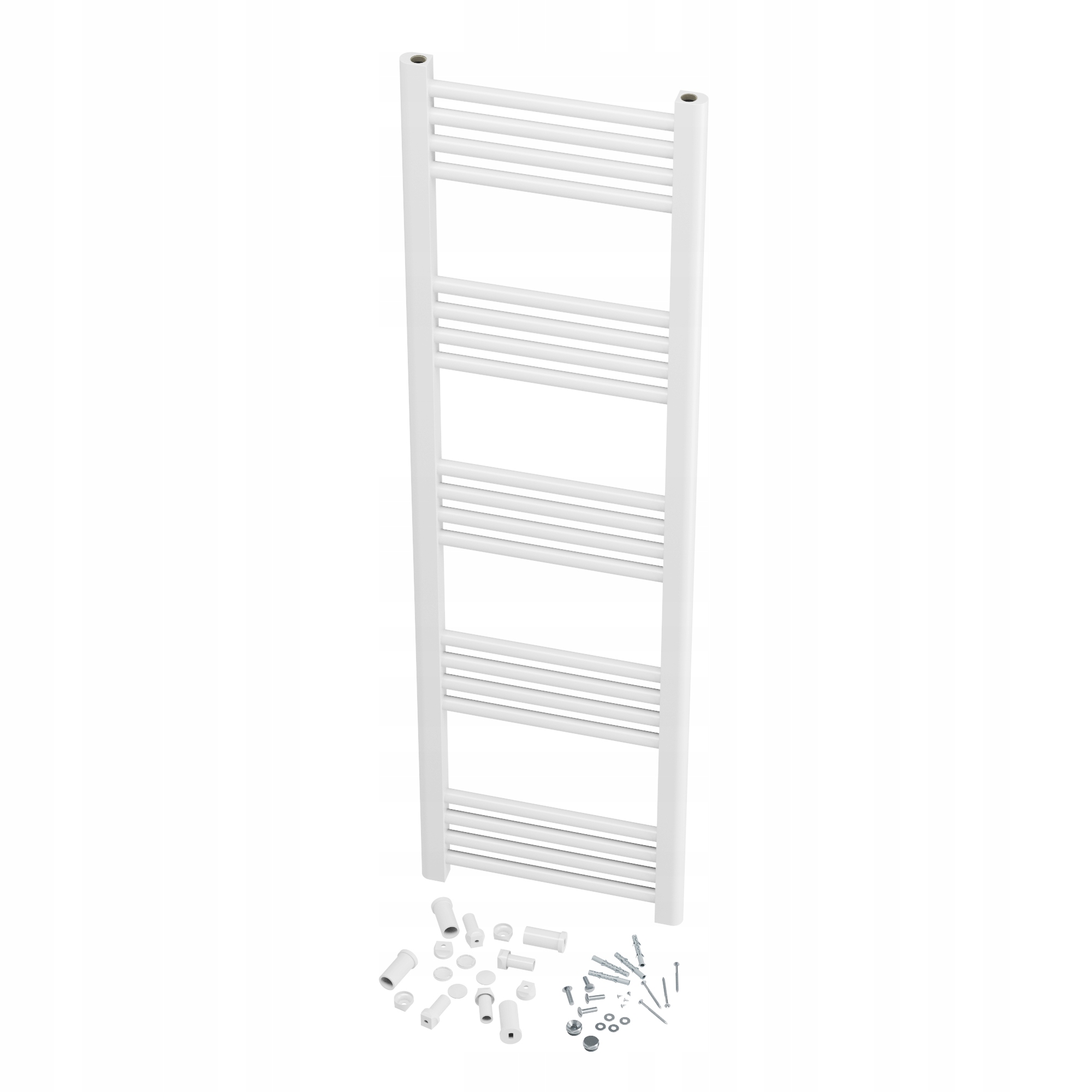 Kúpeľňový Ohrievač Biely Rebrík Breno 40x140 cm Moderný Kaloryfer