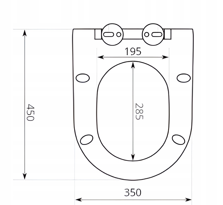 DESKA SEDESOWA WC WOLNOOPADAJĄCA TOALETOWA DUROPLAST EasyClean do ROCA GAP Linia DURO