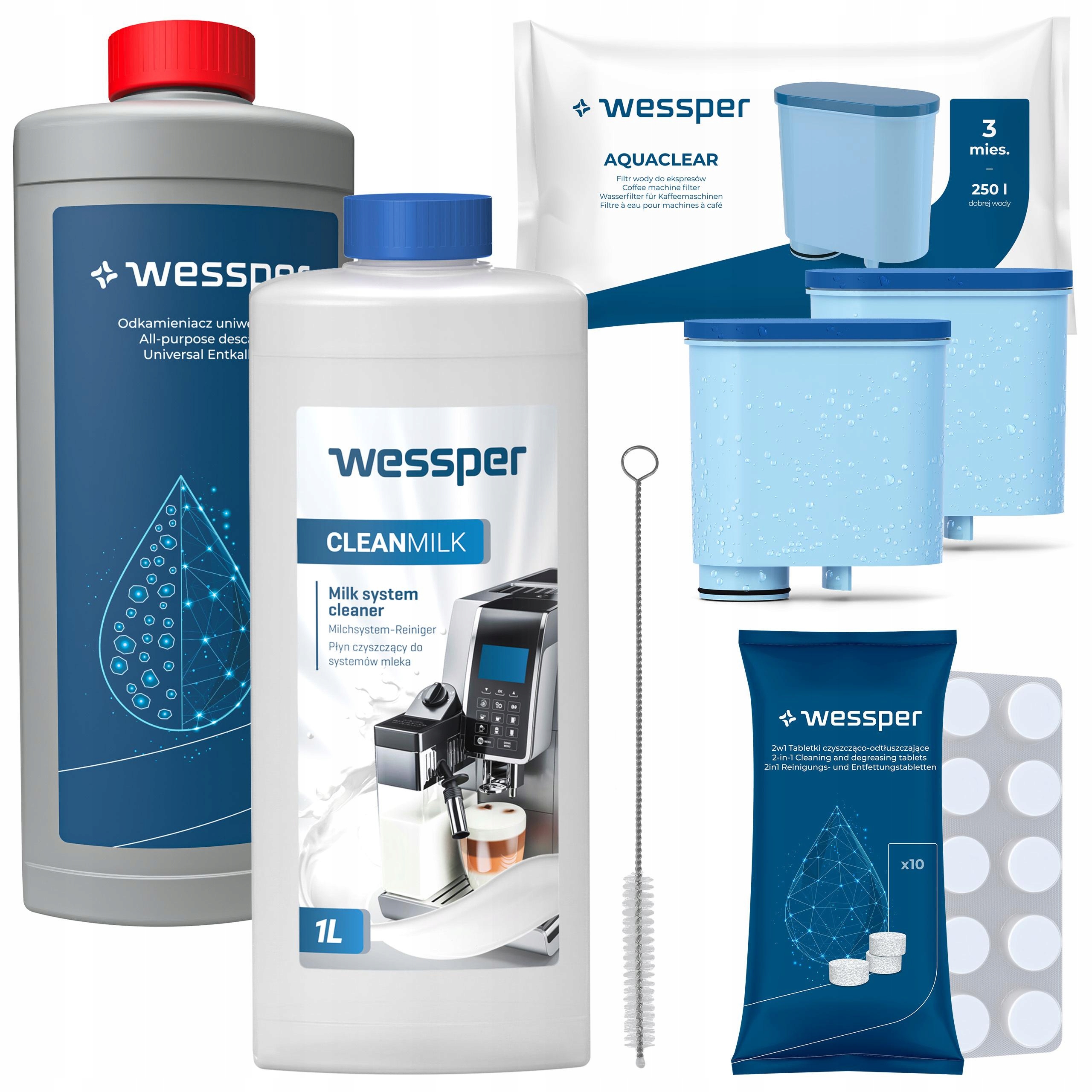 Zestaw do czyszczenia konserwacji do ekspresu Saeco Philips 6 sztuk