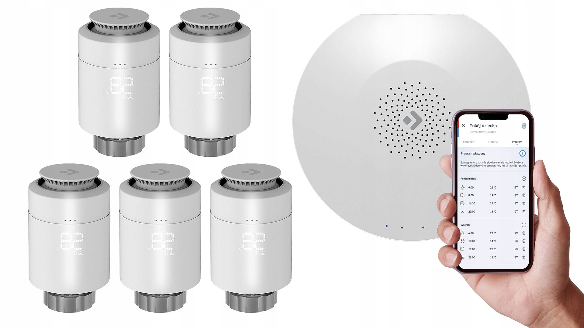 5x Termostatická kartuše Ferguson řídicí jednotka pro chytrou domácnost