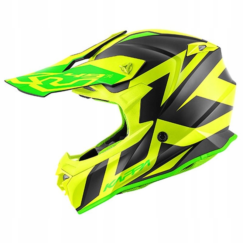 Kappa Kask KV49 Evo Great Cross Farba Čierna Matná/žltá Veľ 60 L (homol