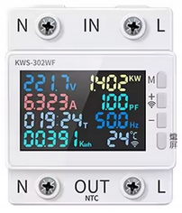 Tuya KWS-302WF WiFi 8v1 inteligentní měřič energie Ac 2P Smart Life