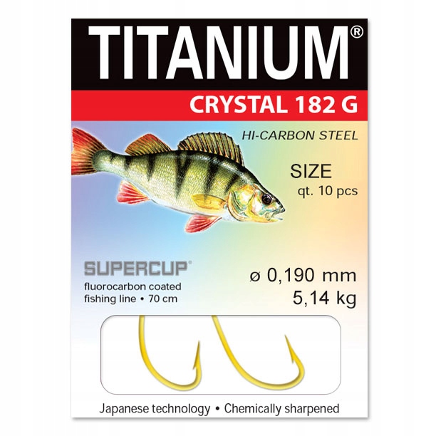 Haczyki Robinson Titanium z przyp. Crystal 182G #6