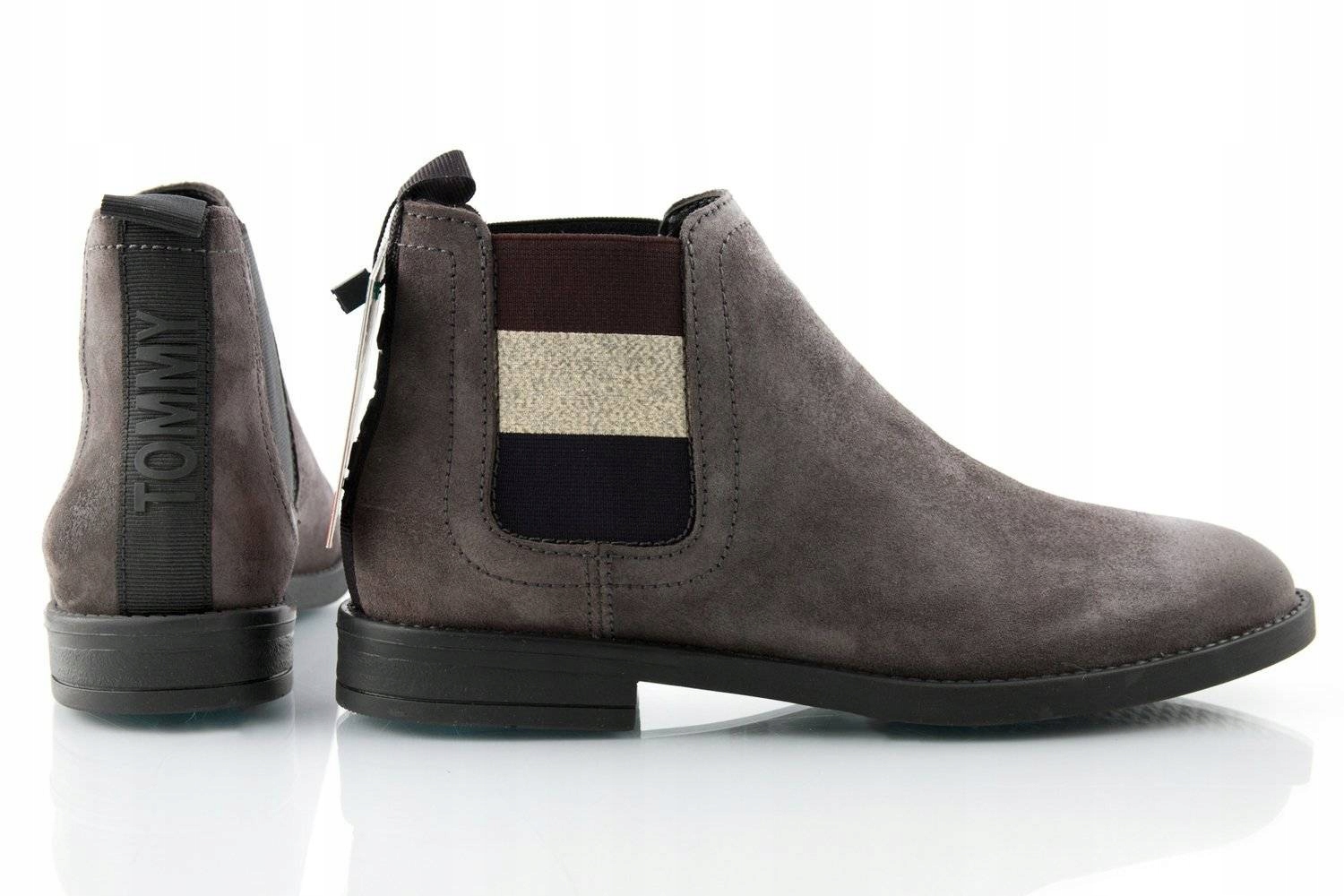 

Botki Tommy Jeans zamsz skórzane damskie r 38