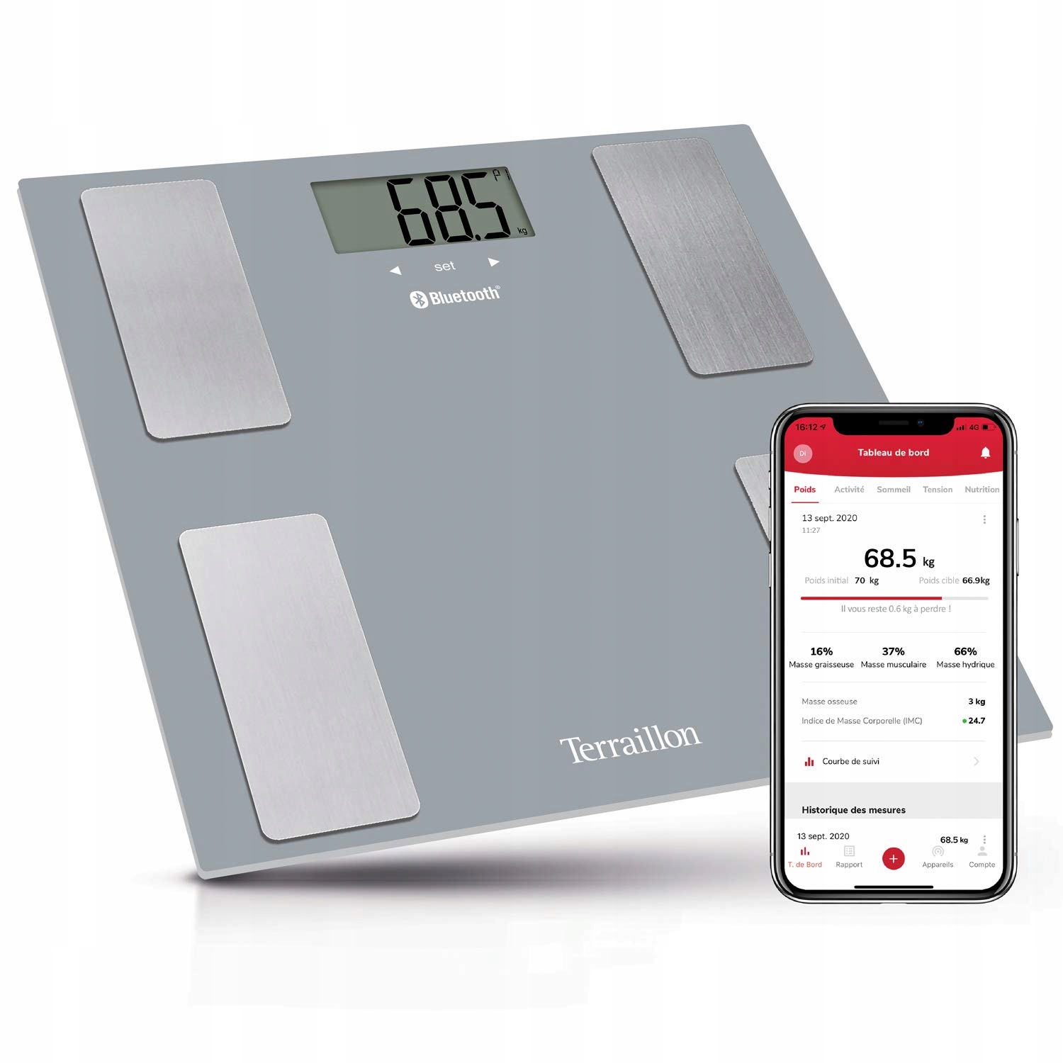 Waga łazienkowa Terraillon Smart Connect Kod producenta Smart Connect