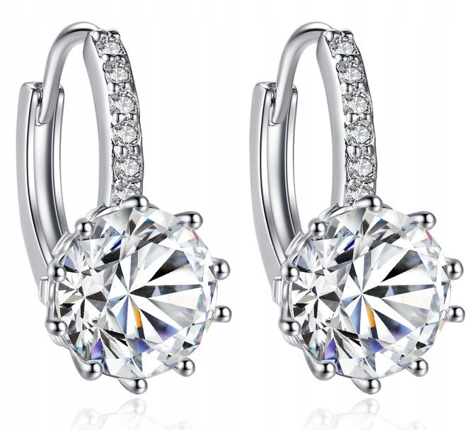 

Kolczyki Srebrne Damskie Wiszące Srebro 925