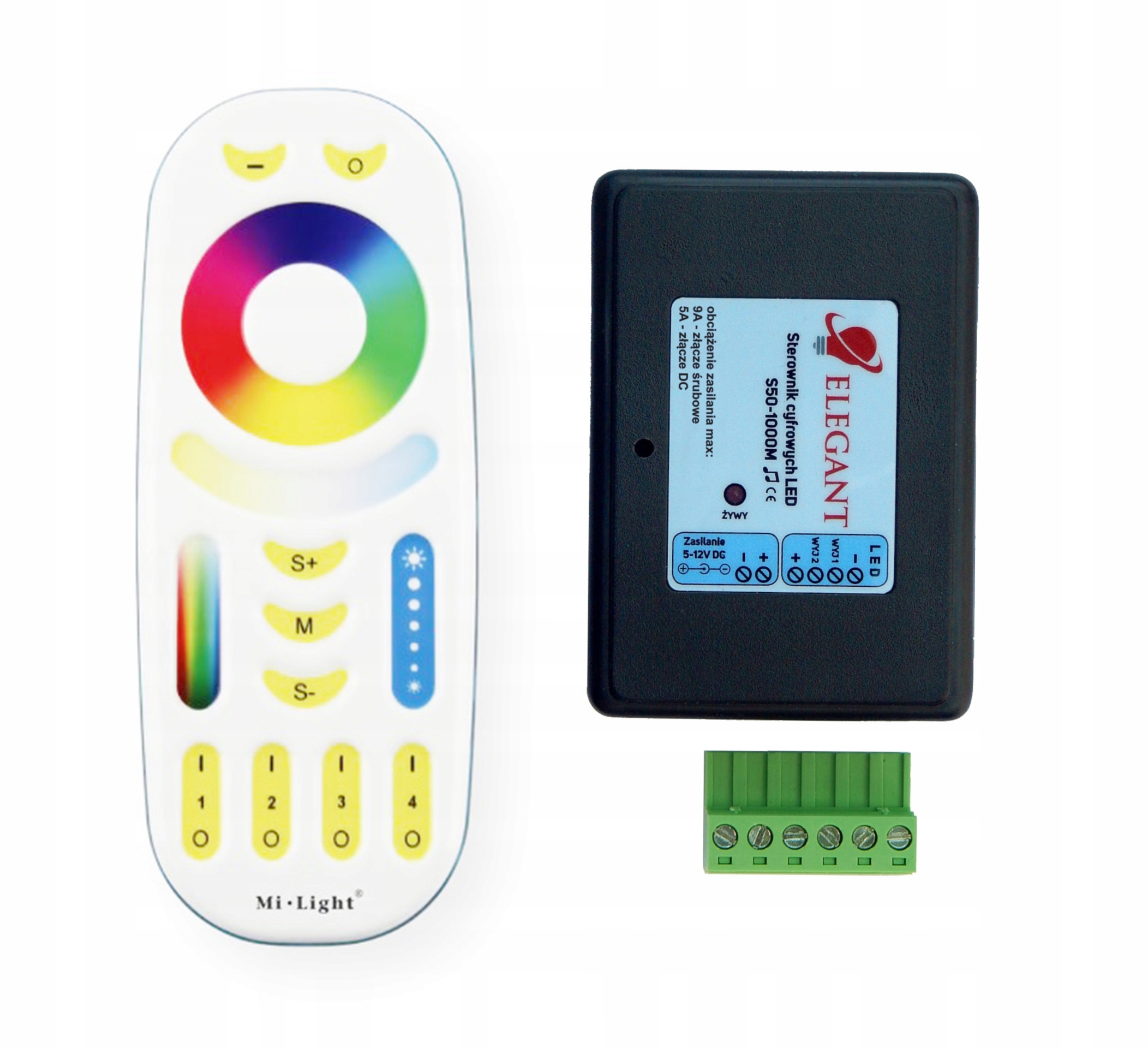 Zónový Ovládač Pre Led Pásky Magic S50-1000 M Diaľkový Ovládač Milight FUT092