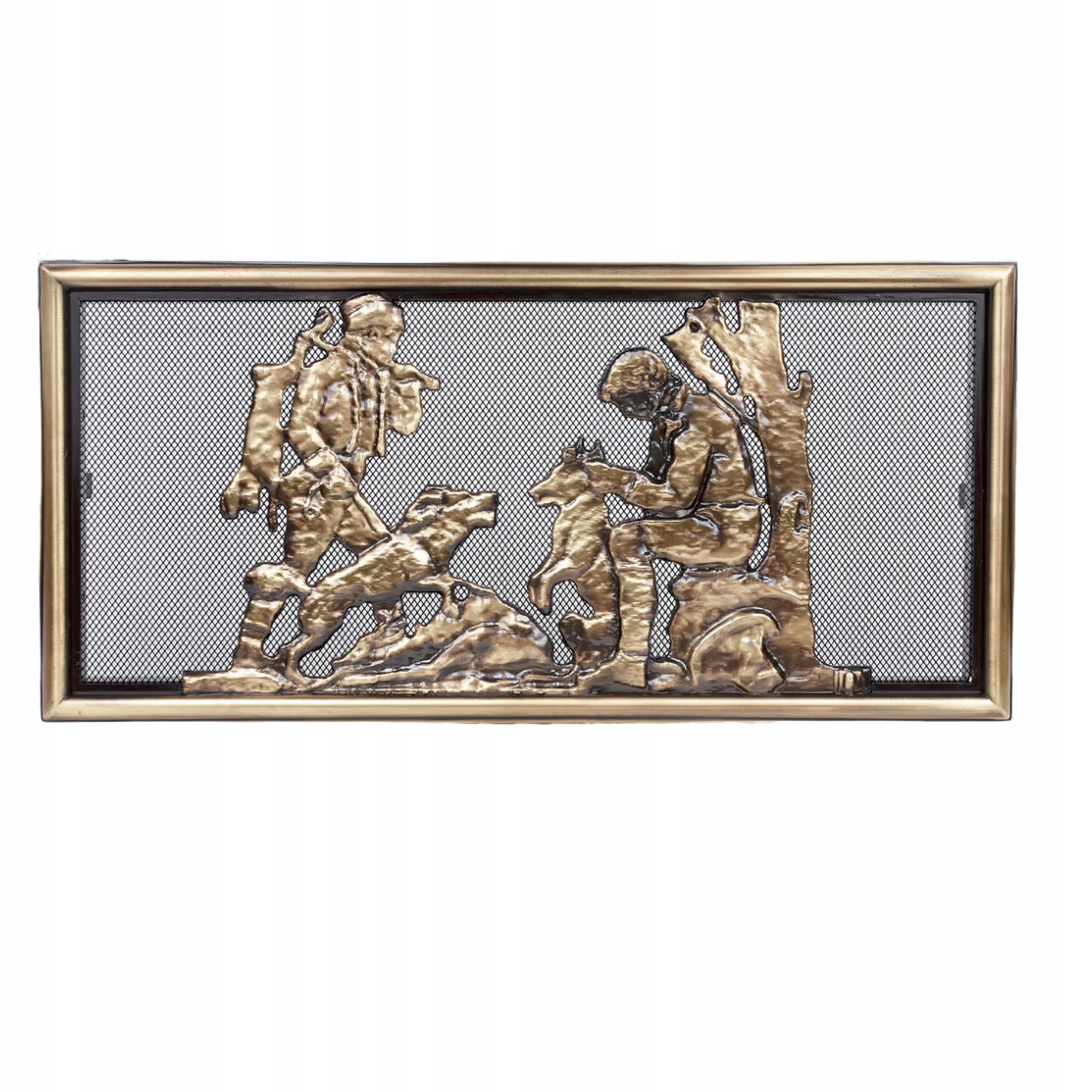 Výpustná Krbová Mriežka 44X22 CM Ozdobná So Sieťkou Pre Poľovníkov