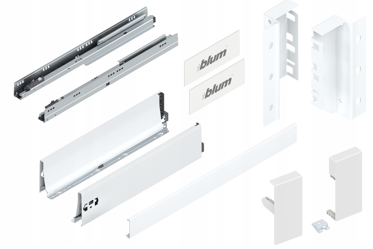 Blum Tandembox 550 Šuplík , Vnitřní střední, K, Bílá