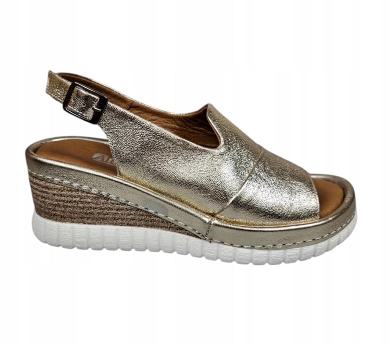 Artiker Sandály Na Klínku 56C0920 Zlaté vel. 37