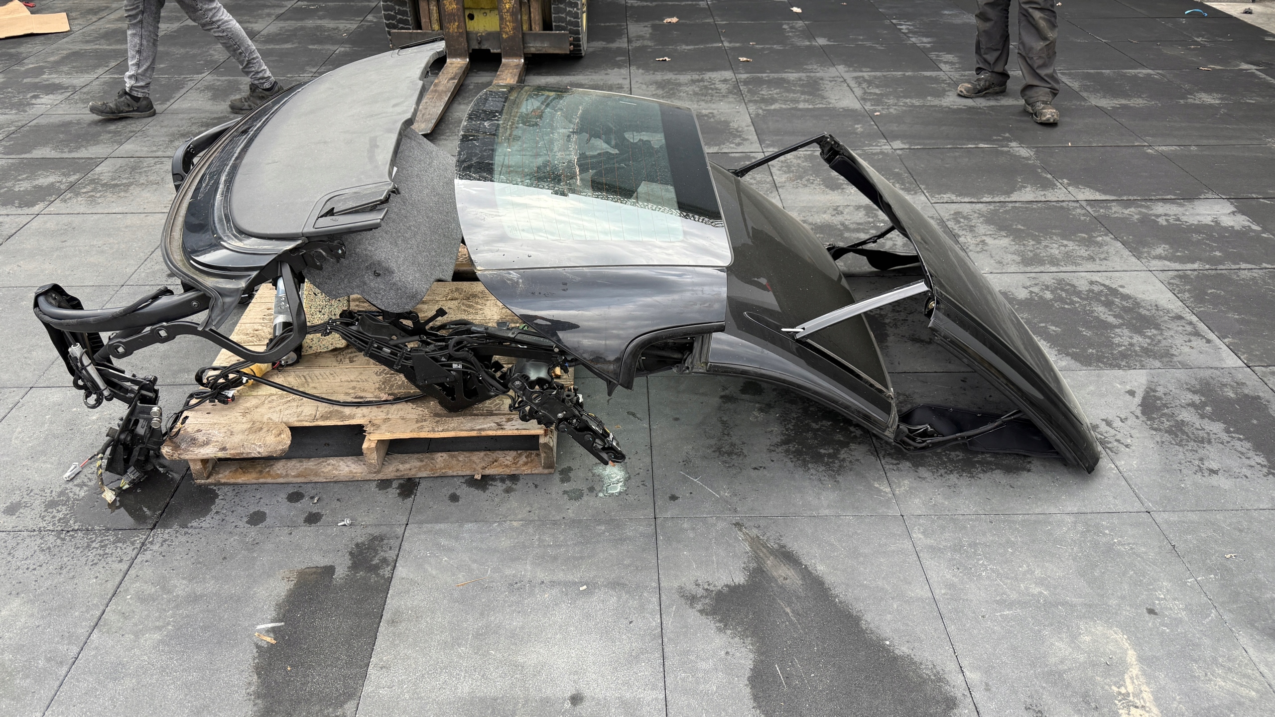 BMW E93 Toit SKLADANY Complet CABRIO Vitre Complet BLACK SAPPHIRE 475