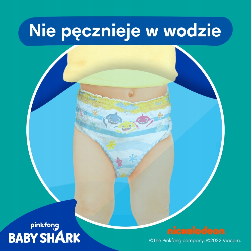 PAMPERS SPLASHERS PIELUSZKI DO PŁYWANIA PIELUCHY DO WODY 14-18kg 30 szt Marka Pampers