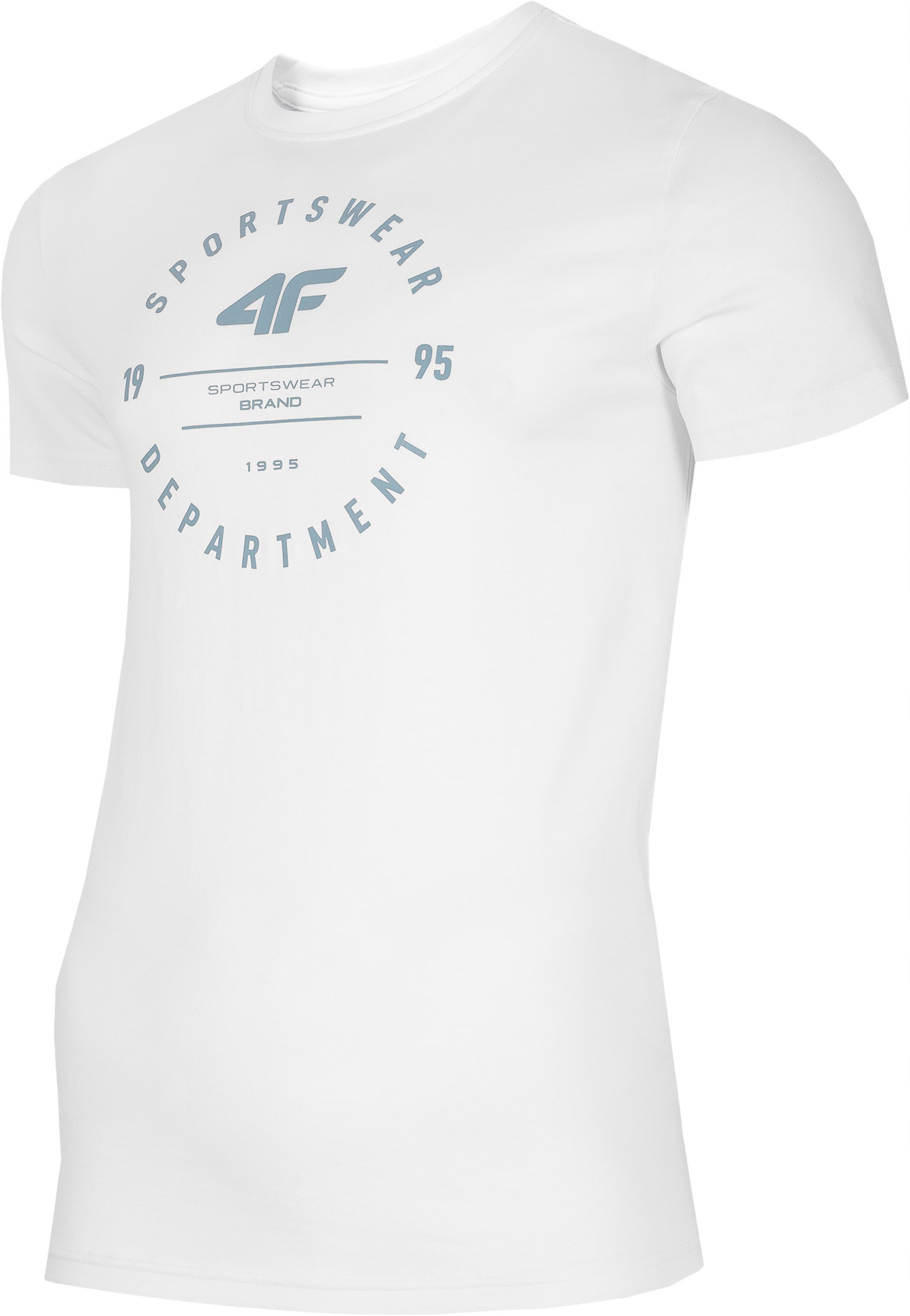 

T-shirt męski 4F TSM030 biały bawełna L