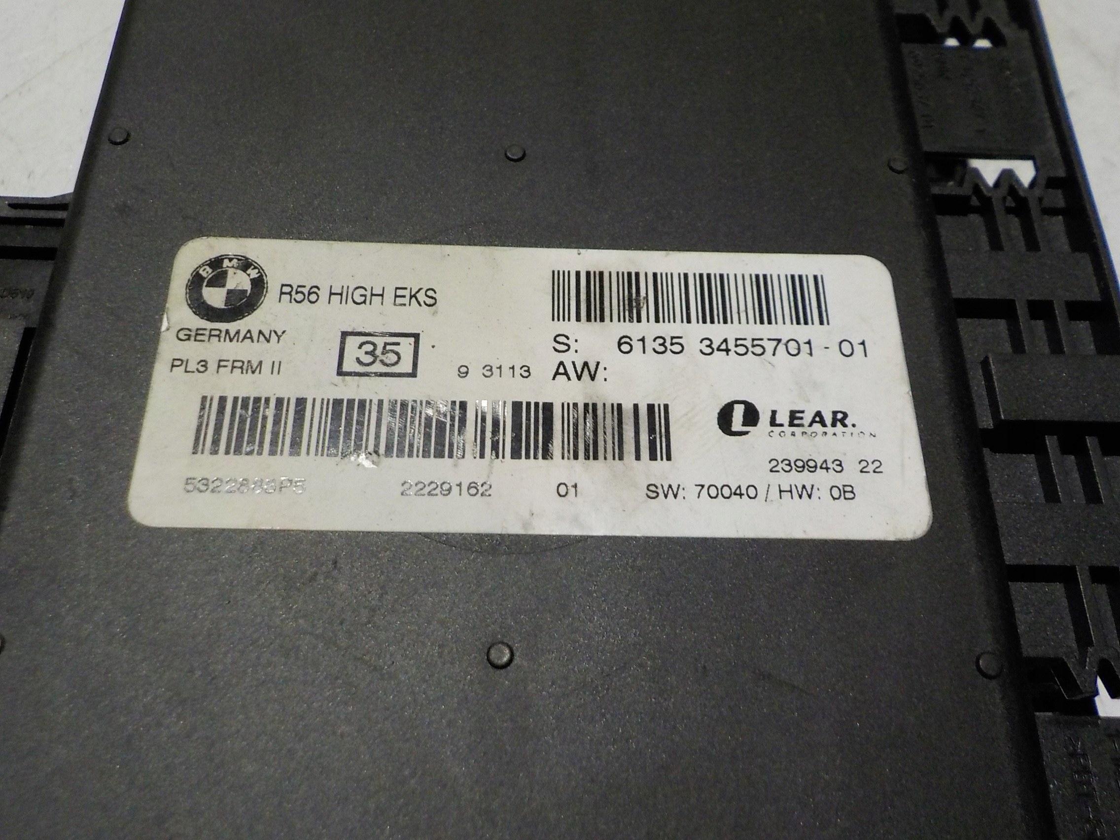 MINI R56 modulo luci 6135 3455701-01 3455701