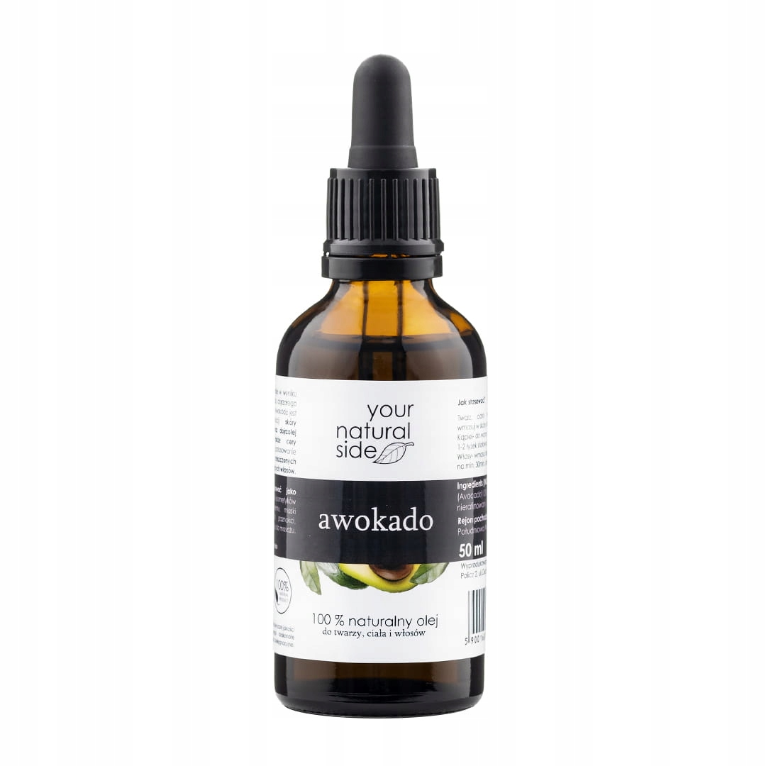 

Awokado olej nierafinowany 100% 50 ml
