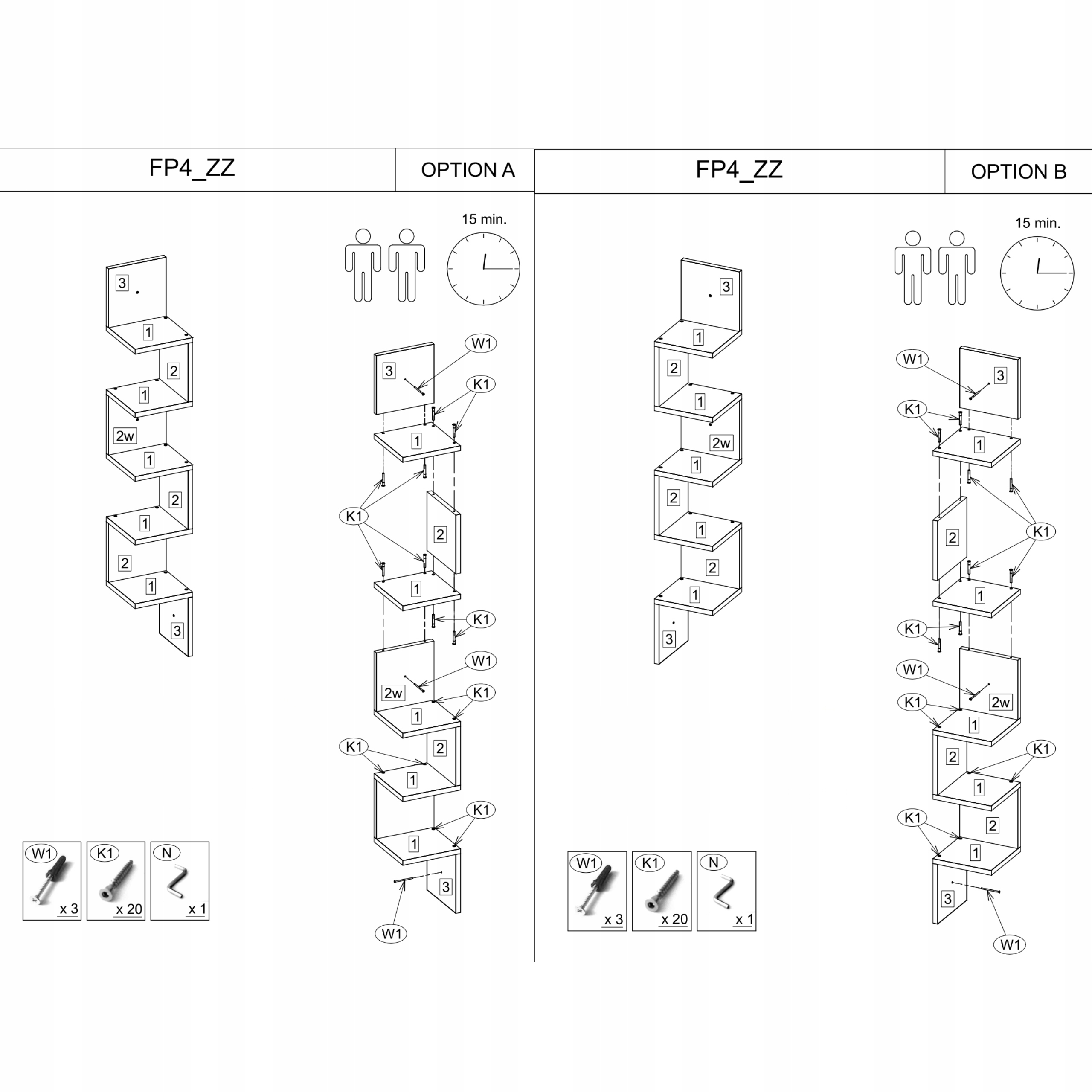 Półka Wisząca Ścienna Narożna Sonoma Regał Półka Na Książki Zabawki Loft Maksymalne obciążenie półki 5 kg