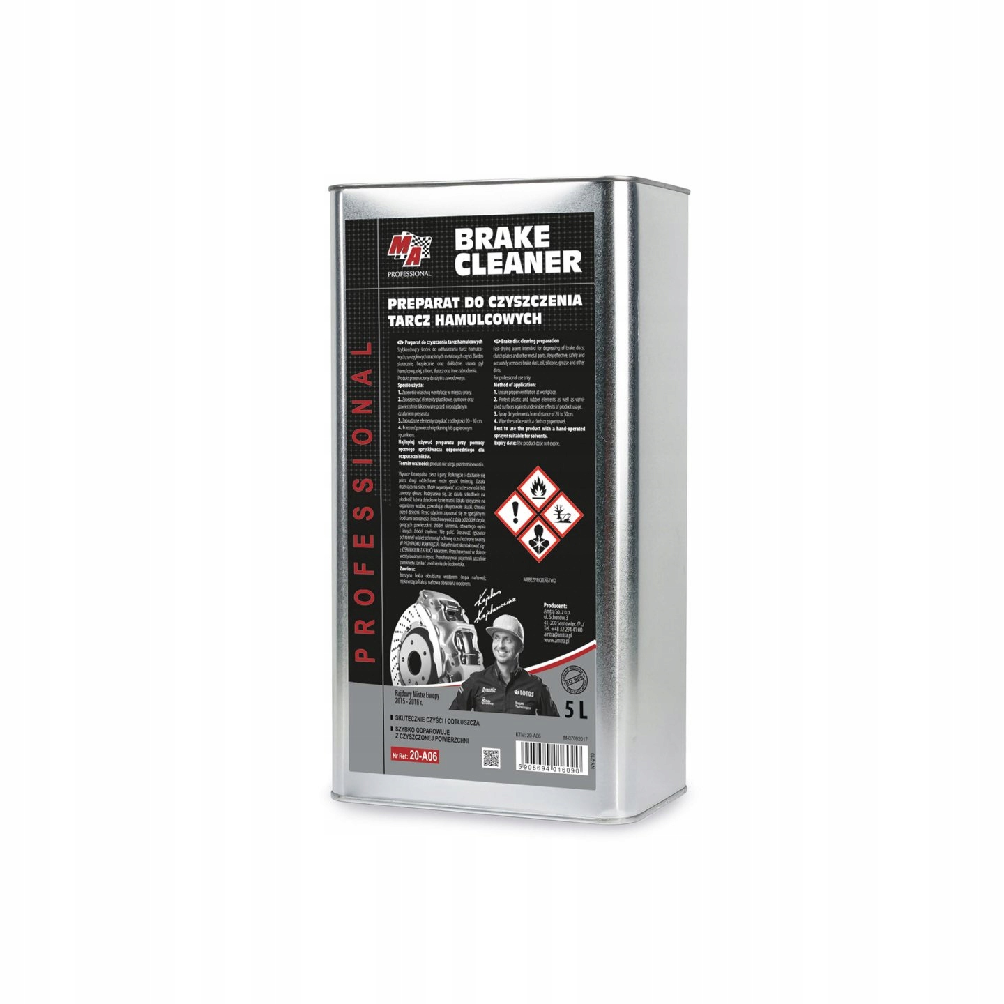 

Zmywacz do Tarcz MojeAuto Pro Brake Cleaner 5L