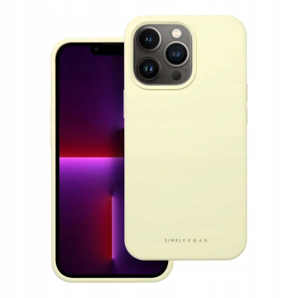 Futerał Roar Cloud-Skin do iPhone 13 Pro Jasnożółty