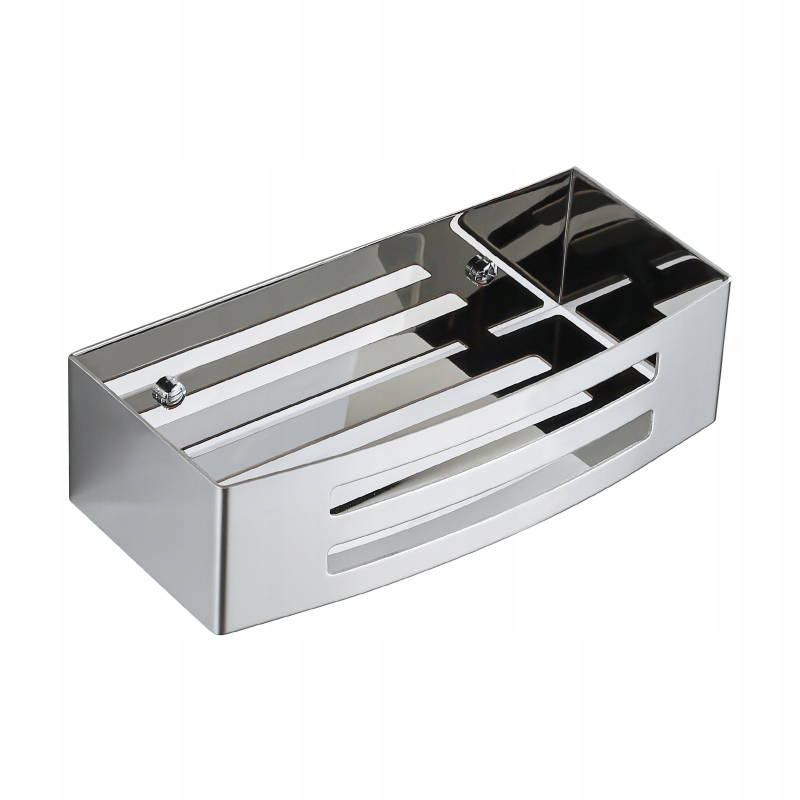 Košík koupelnová polička chrom pod sprchu