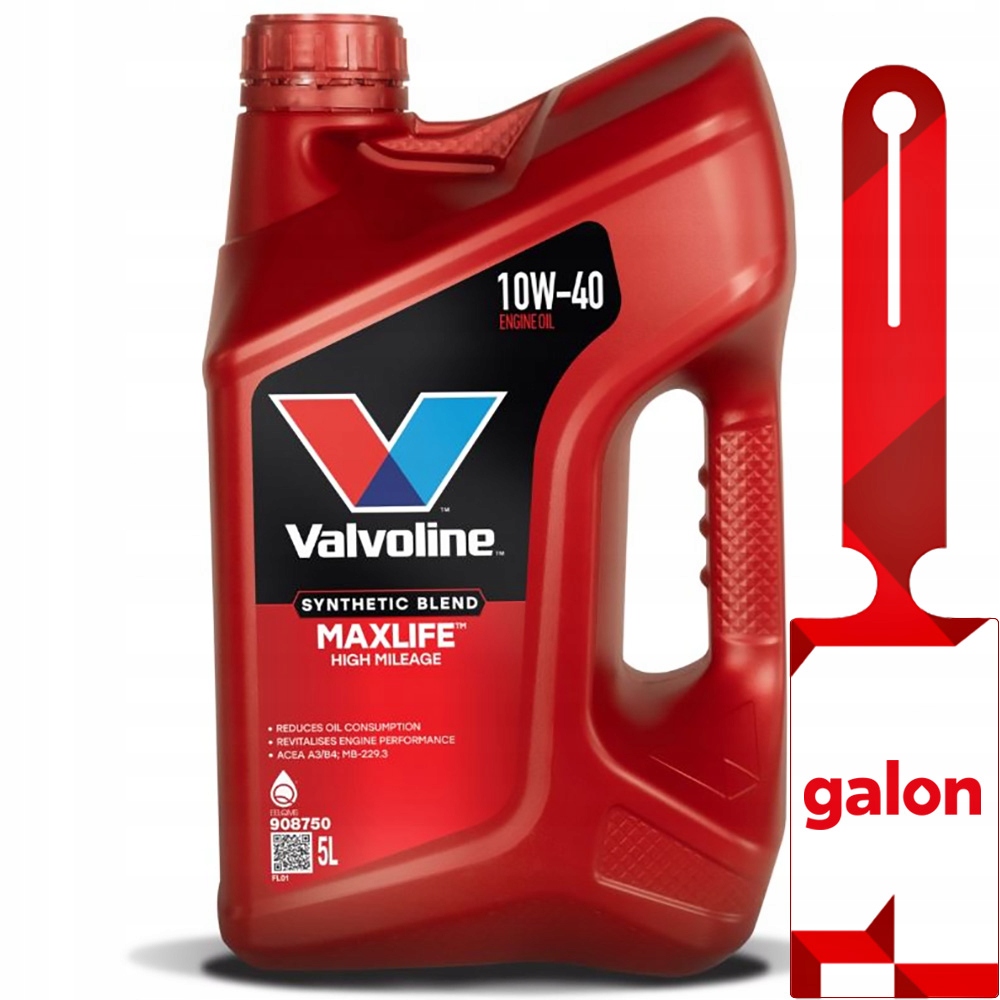 Valvoline Maxlife 10w40 5L półsyntetyczny olej silnikowy