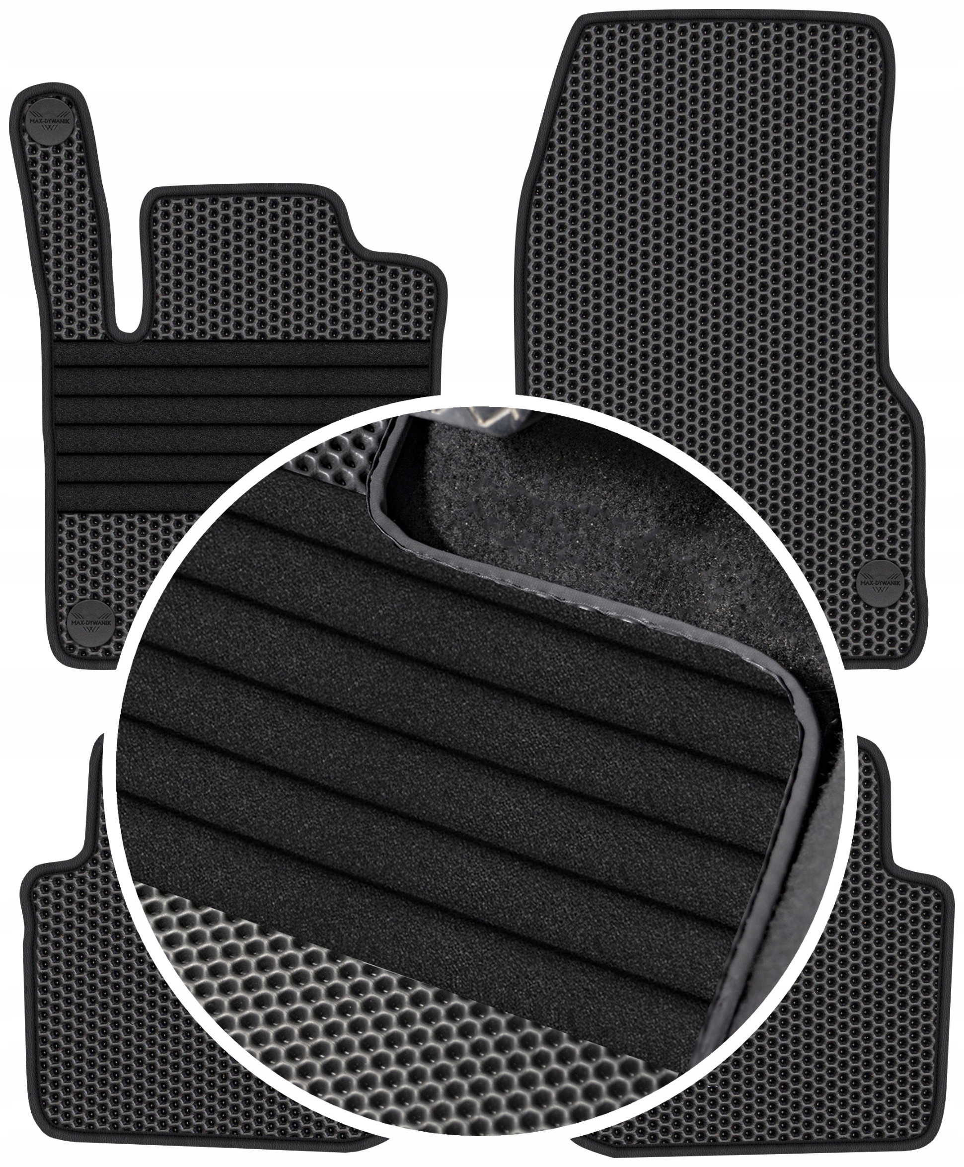 Smart Forfour I 2004-2006 Gumové rohože Eva Eternity Posilnenie XXL