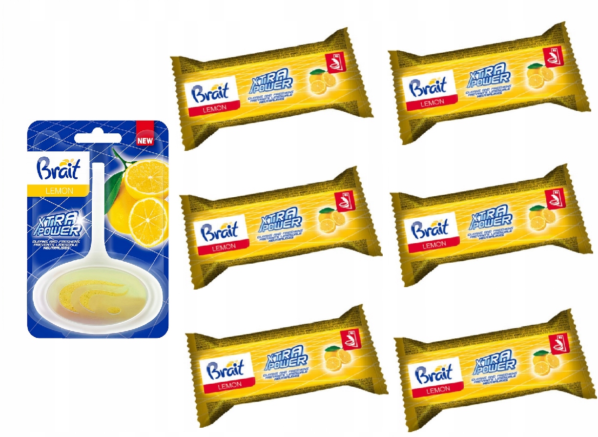 

Brait Kostka Wc 1-faz. Zawieszka+ 6xZapas Lemon