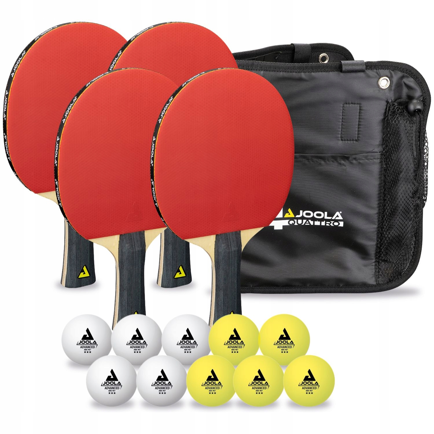 Paletky na stolní tenis Ping Ponga Joola Quattro Set 1,2 mm