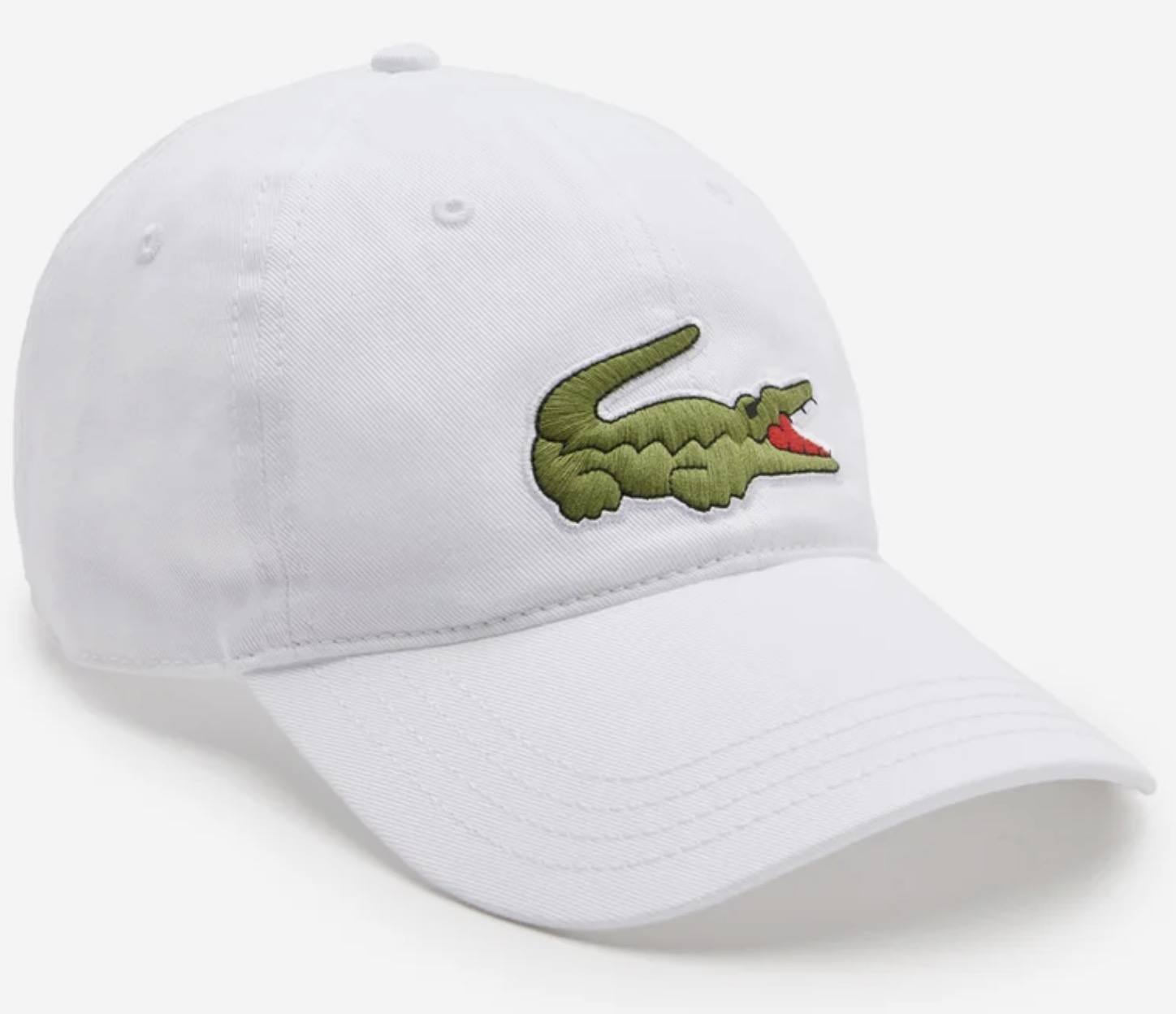 Lacoste Kšiltovka Bílá S Logem Na Přední Straně 6EA