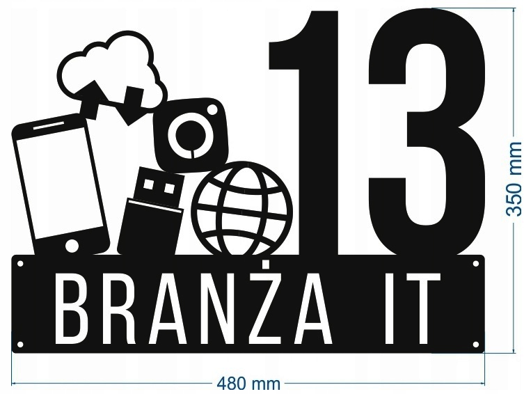 Číslo Na Dom 80 cm Tabuľa Adresa Ocel 2 mm Grafika 49